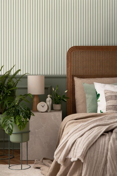 Detailansicht von 40 Millimeter Blockbohlen aus nordischer Fichte mit Nut- und Federverbindung