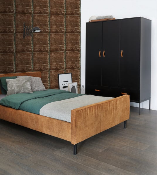 ESTAhome Tapete Metallplatten Rostbraun - 53 cm x 10.05 m - 138221