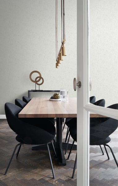 Origin Wallcoverings Tapete Metall-Optik Mintgrün - 53 cm x 10.05 m - 347611