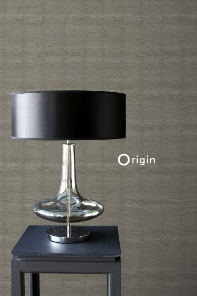 Origin Wallcoverings Tapete Leinen-Optik Hellbraun - 53 cm x 10.05 m - 347378