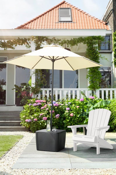 Keter Troy Adirondack Gartenstuhl - Set von 2 - 85x80x96,5 cm - Weiß