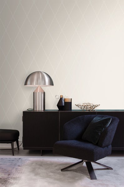 Origin Wallcoverings Tapete Karomuster Beige - 53 cm x 10,05 m - 345719