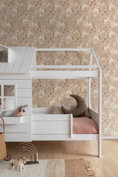 ESTAhome Tapete Einhörner Sandbeige - 53 cm x 10.05 m - 139875