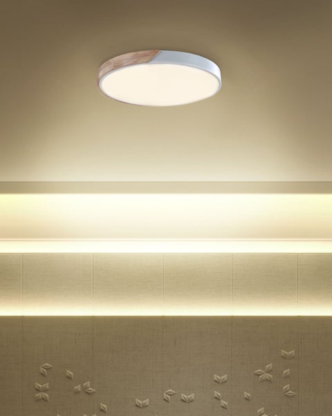 LED Deckenlampe PATTANI Metall Weiß