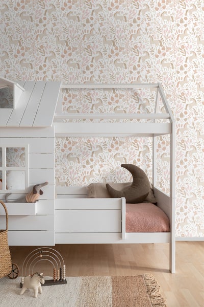 ESTAhome Tapete Einhörner Beige - 0.53 x 10.05 m - 139873