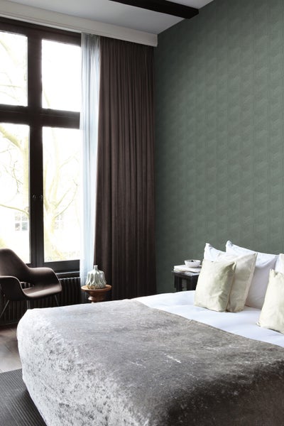 Origin Wallcoverings Tapete 3D-Muster Graugrün - 50 x 900 cm - 347996