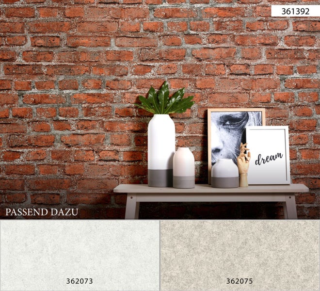 Tapete mit Ziegelsteinmuster