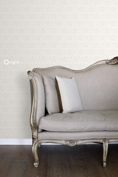 Origin Wallcoverings Tapete Ornamente Weiß - 53 cm x 10,05 m - 346201