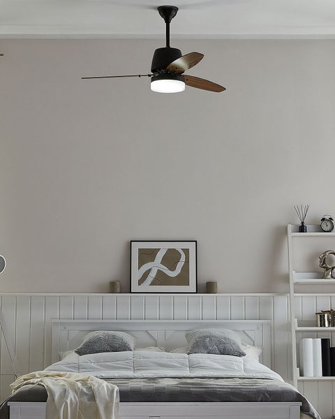 Deckenventilator mit Licht MLAVA mit Fernbedienung Braun