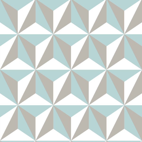 Origin Wallcoverings Tapete 3D-Muster Seladongrün - 53 cm x 10.05 m - 347446
