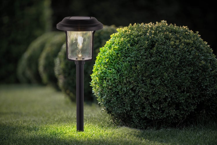 Solarleuchte im Garten