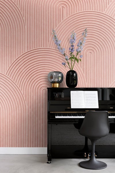 Origin Wallcoverings Fototapete 3D-Muster Rosa - 2.5 x 2.79 m - 357329