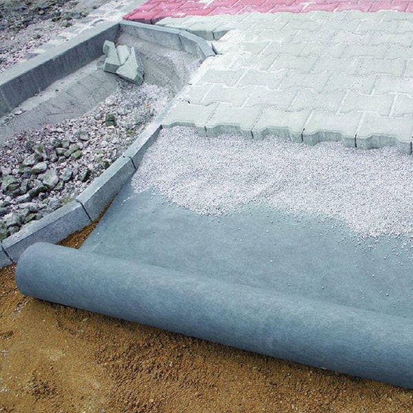 Unkrautvlies Florade 1 m x 1 m Polyester (PES) Grau 100 g/m² inkl. atmungsaktiv, witterungsbeständig, effektiver Unkrautschutz