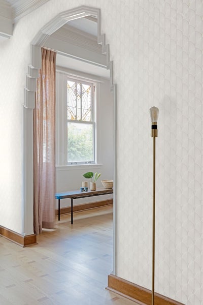 Masureel Tapete geometrisches Motiv Grau - 53 cm x 10.05 m - 632240
