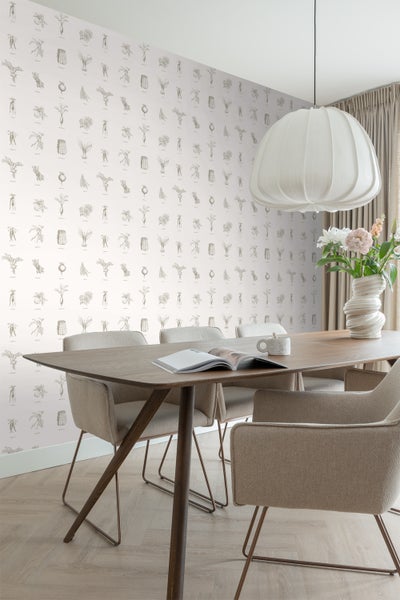 ESTAhome Tapete Gemüse Beige - 53 cm x 10.05 m - 127613