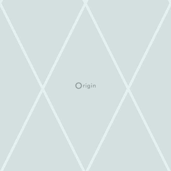 Origin Wallcoverings Tapete Karomuster Eisblau - 53 cm x 10.05 m - 345720