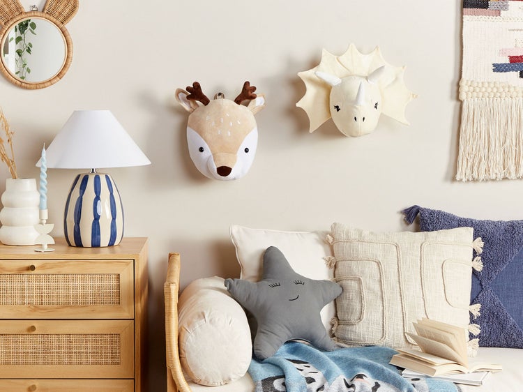 Wanddekoration für Kinder Hirsch BAMBI 30 cm Beige