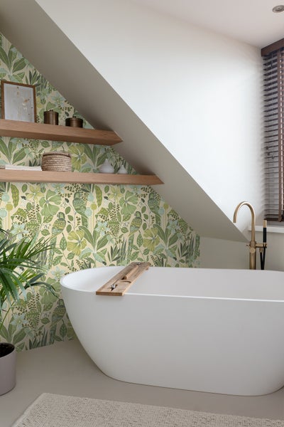 ESTAhome Tapete tropischen Blumen und Paradiesvögeln Graugrün - 50 x 900 cm - 131157