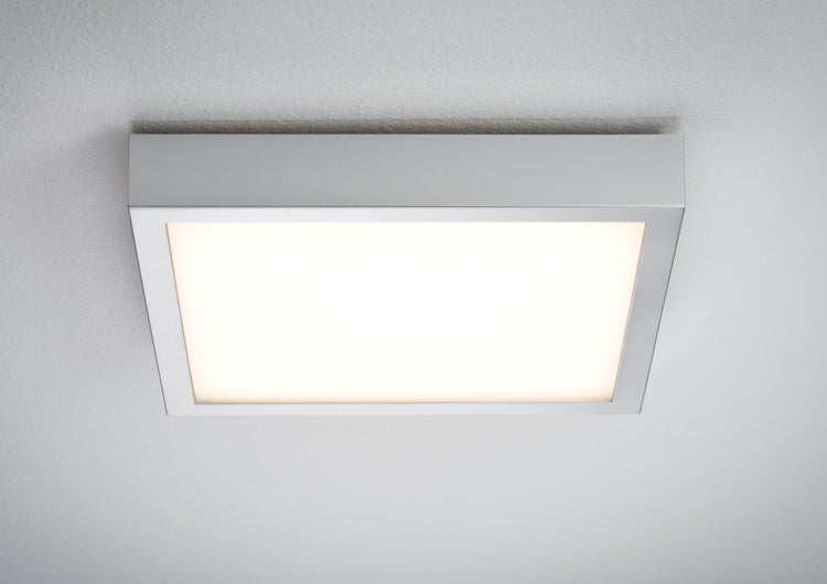 LED Panel Lunar eckig 225x225mm 12,5W 1140lm 3000K Chrom matt