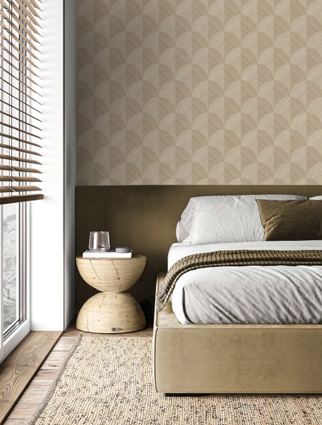 Origin Wallcoverings Tapete 3D Muster Beige - 53 cm x 10.05 m - 347936