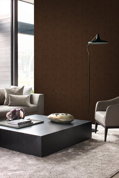 Origin Wallcoverings Tapete Ornamente Braun und Gold - 53 cm x 10.05 m - 345416