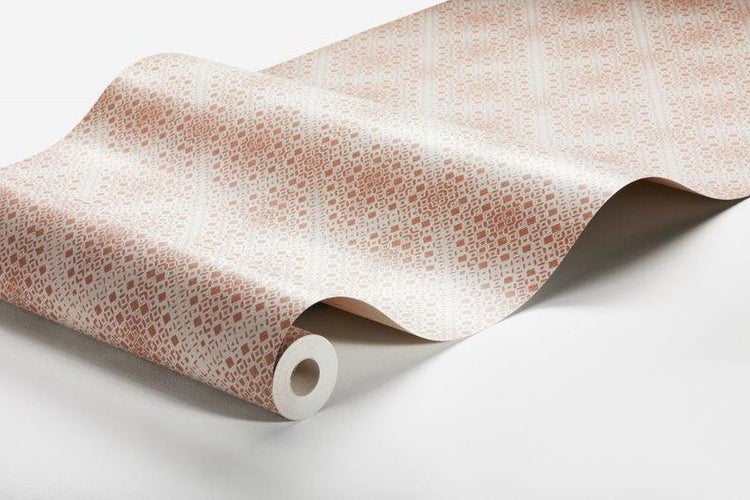 Borastapeter Tapete Fliesenmuster Terrakotta - 53 cm x 10.05 m - 660310