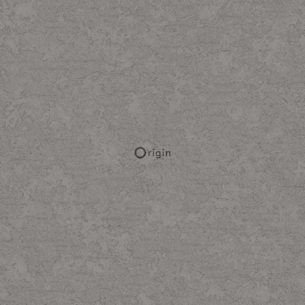 Origin Wallcoverings Tapete Uni Dunkelgrau - 53 cm x 10.05 m - 345945