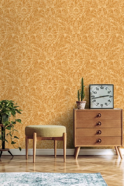 ESTAhome Tapete Ornamente Terrakotta - 50 x 900 cm - 131616