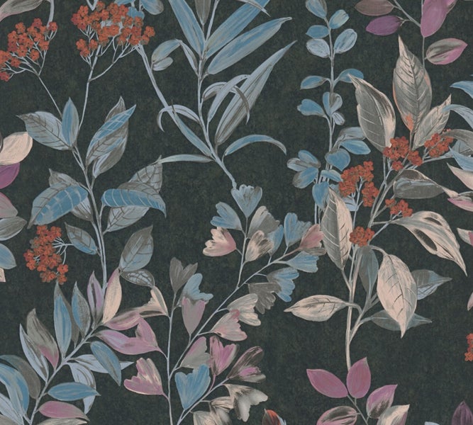 Tapete mit floralem Muster