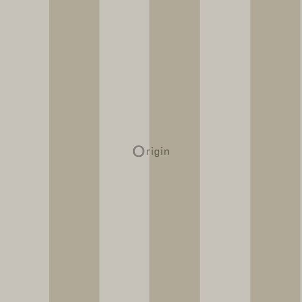 Origin Wallcoverings Tapete Streifen Taupe - 53 cm x 10.05 m - 326111