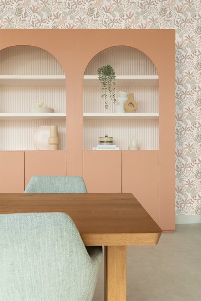 ESTAhome Tapete Blätter Grau, Beige und Graugrün - 50 x 900 cm - 139677