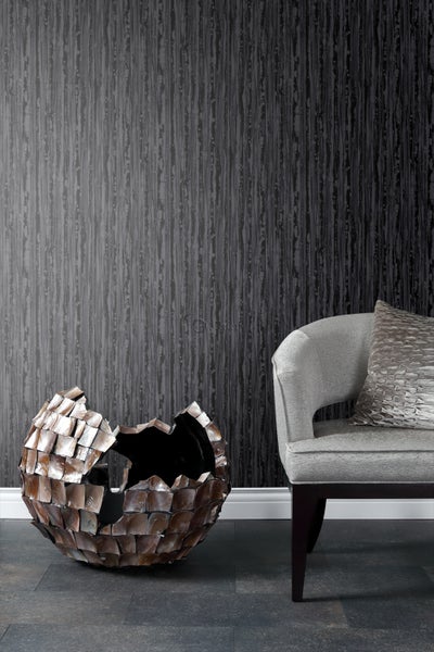 Origin Wallcoverings Tapete Streifen Schwarz - 53 cm x 10.05 m - 346644