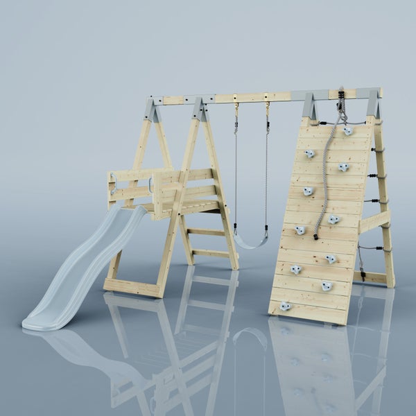 Gemütliche Schlafzimmerszene mit Bett, Kissen, Tagesdecke, Teppich und Beistelltisch.