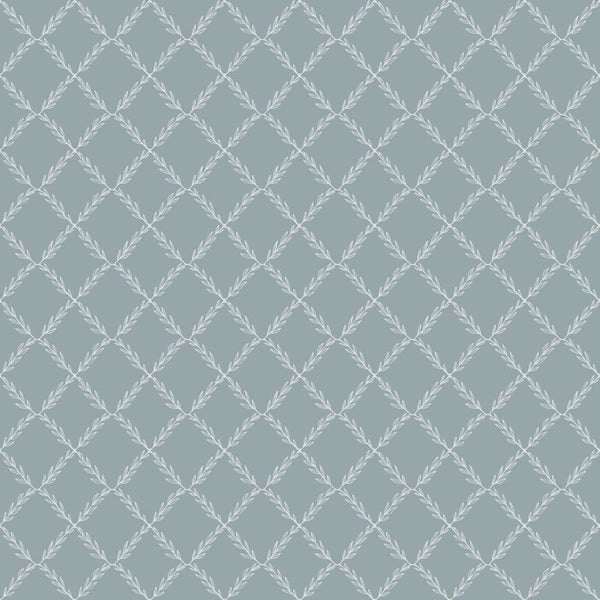 Duro Tapete Karomuster Graublau - 53 cm x 10.05 m - 661163