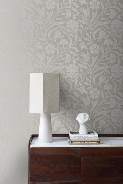 Origin Wallcoverings Tapete Blumen Lila - 53 cm x 10.05 m - 346637