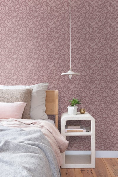 ESTAhome Tapete Blumen mauve-violett - 50 x 900 cm - 131443