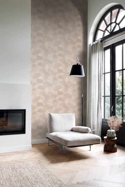 Origin Wallcoverings Tapete 3D-Muster Hellrosa - 53 cm x 10.05 m - 347985