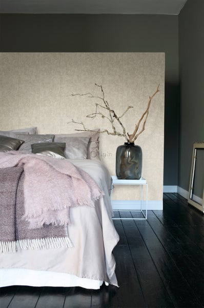 Origin Wallcoverings Tapete Stein-Optik Sandbeige - 53 cm x 10,05 m - 347409