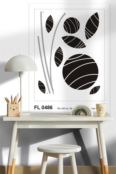 Dekoratives Poster mit Pflanzenmotiven, Größe 65 x 85 cm, für die Inneneinrichtung