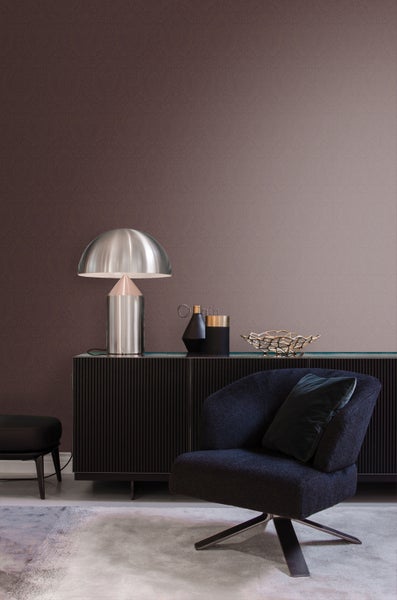 Origin Wallcoverings Tapete Ornamente Dunkelviolett - 53 cm x 10,05 m - 345435