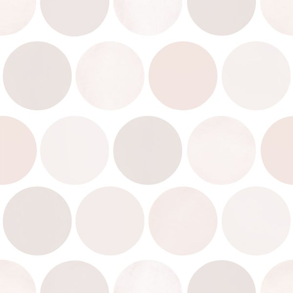 Walls4You Tapete Punkte Beige - 53 cm x 10.05 m - 935290