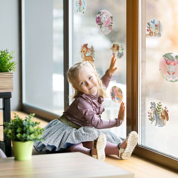 Disney Fensteraufkleber Zauberwaldblasen Multicolor - 30 x 30 cm - 612742