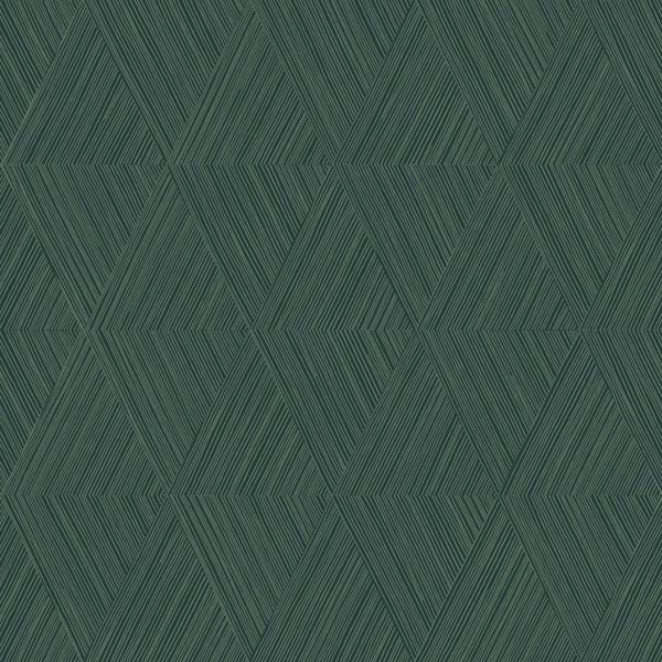 Origin Wallcoverings Tapete 3D-Muster Dunkelgrün - 53 cm x 10.05 m - 347847