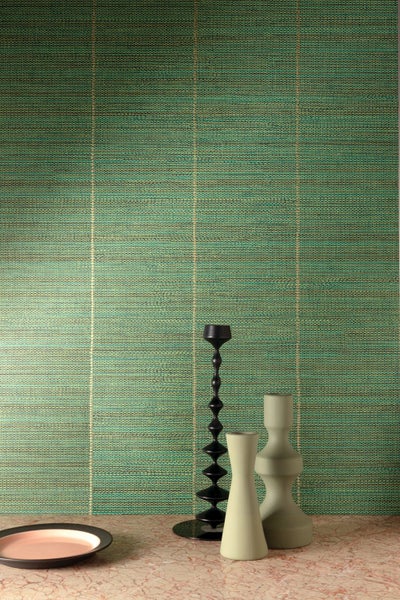 Tapete mit Blattmuster