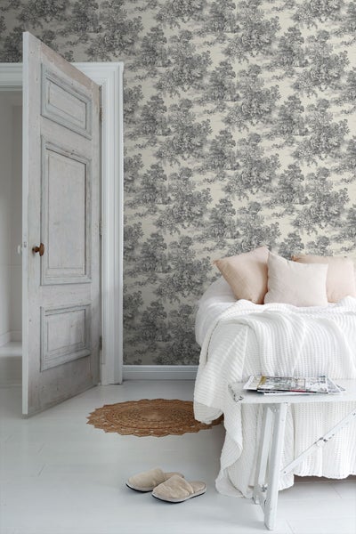Borastapeter Tapete Natur-motiv Grau - 53 cm x 10.05 m - 662631