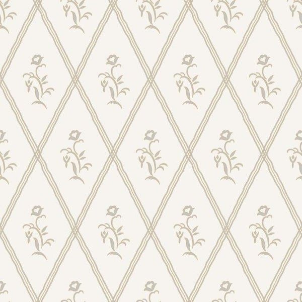 Borastapeter Tapete Blumen Beige - 53 cm x 10.05 m - 660839
