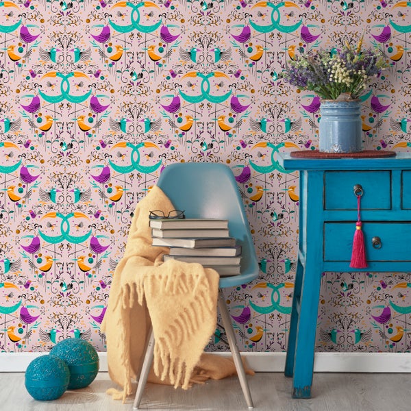 Deckenleuchte mit drei Leuchtenarmen und Kugelschirmen