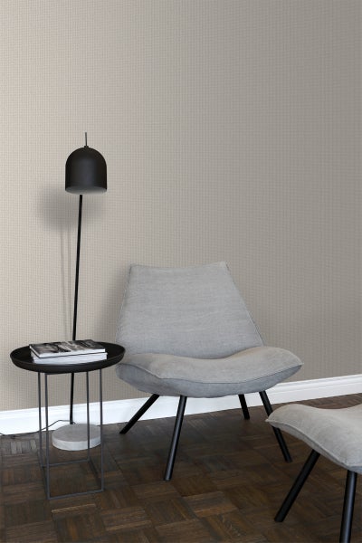 ESTAhome Tapete Stickmuster Beige - 53 cm x 10.05 m - 138129