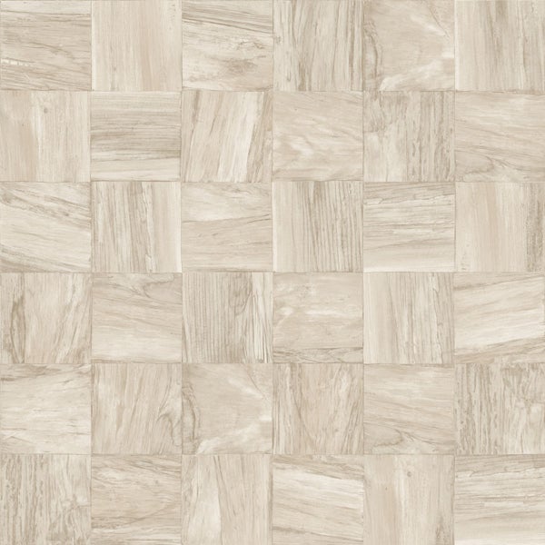 Origin Wallcoverings Tapete quadratische Holzstücke Hellbeige - 50 x 900 cm - 347929