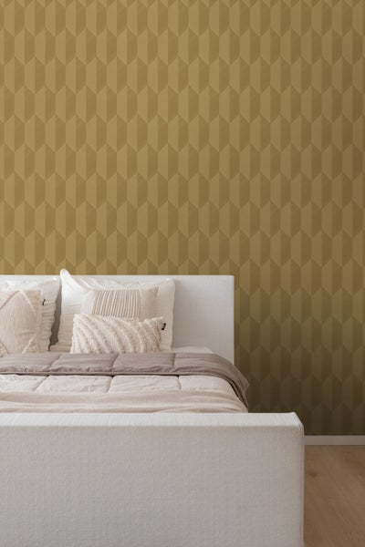 Origin Wallcoverings Tapete 3D Muster Ockergelb - 50 x 900 cm - 348038